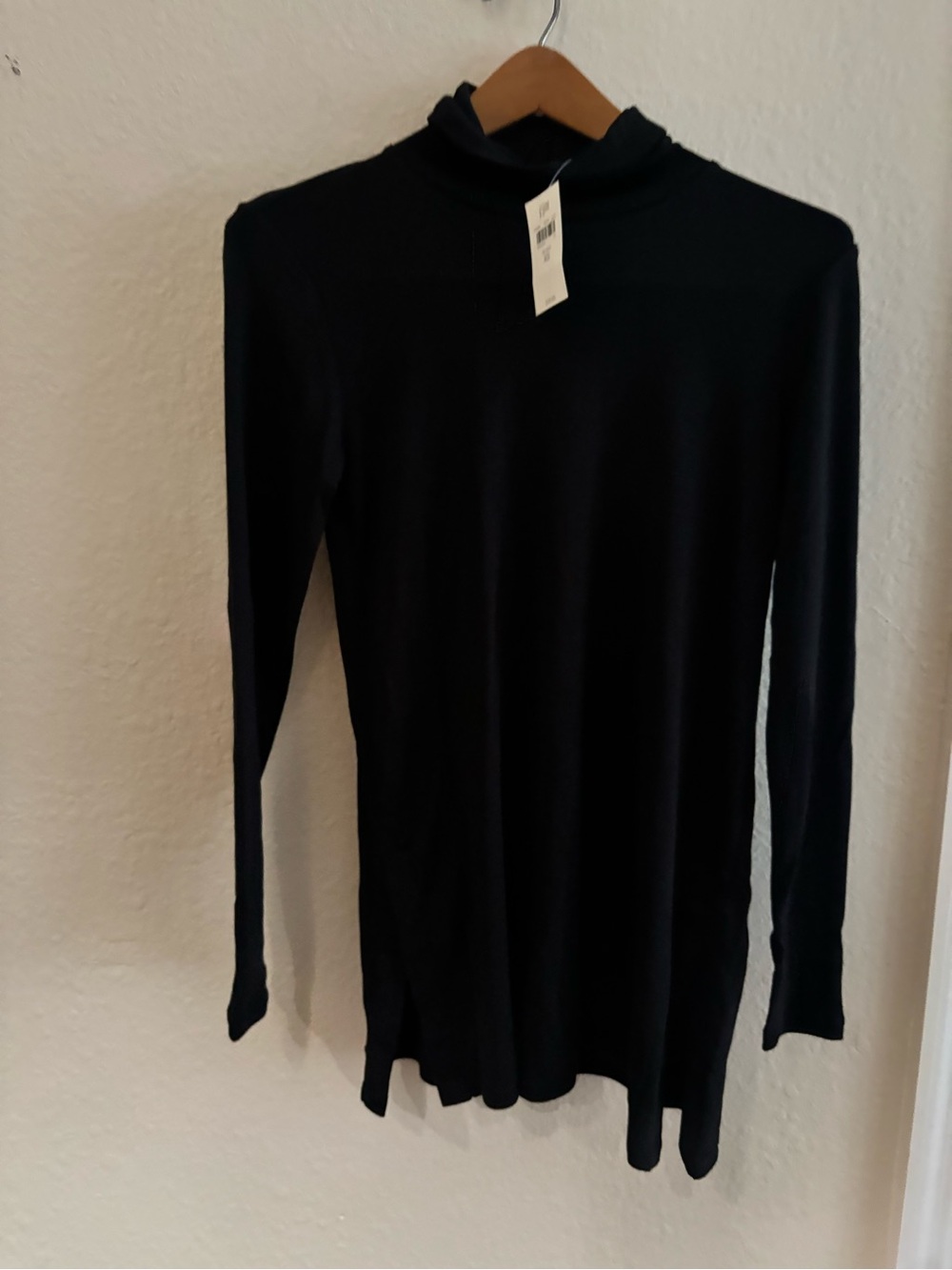 NWT J. Jill Pima Cotton Long-Sleeve Turtleneck Tunic- XS